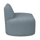 Ver imagem 5 de Sofá Reto 02 Lugares 150cm Mônaco Bouclé Azul Claro - Nexta Casa