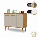 Ver imagem 5 de Balcão Himmel Cor:ipe Off White - Armário Multifuncional - Mizza Decor