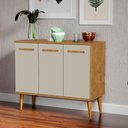 Ver imagem 2 de Balcão Himmel Cor:ipe Off White - Armário Multifuncional - Mizza Decor