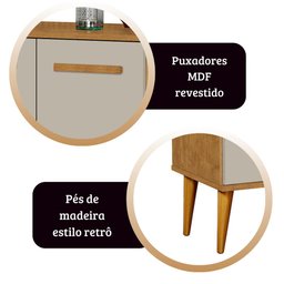 Balcão Himmel Cor:ipe Off White - Armário Multifuncional - Mizza Decor - 4