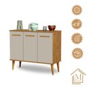 Ver imagem 6 de Balcão Himmel Cor:ipe Off White - Armário Multifuncional - Mizza Decor