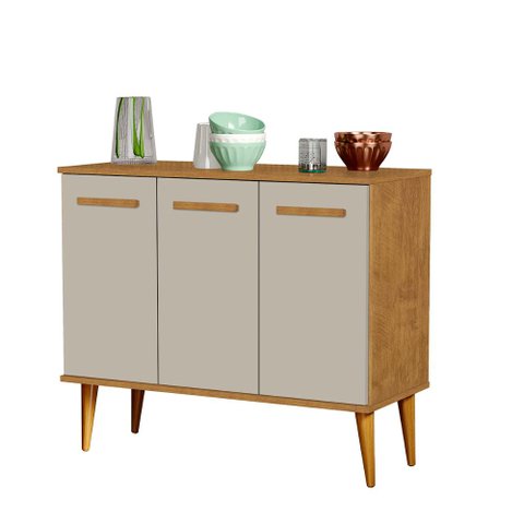 Balcão Himmel Cor:ipe Off White - Armário Multifuncional - Mizza Decor