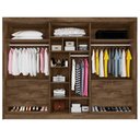 Ver imagem 3 de Guarda Roupa Casal 6 Portas com 2 Portas Ripadas Potente - Móveis Europa