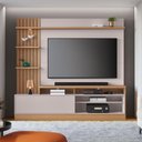 Ver mais imagens de Estante Painel para Tv 65 Pol com Led Aracati C04 Freijó Off White Matte - Lyam Decor