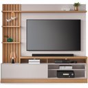 Ver imagem 7 de Estante Painel para Tv 65 Pol com Led Aracati C04 Freijó Off White Matte - Lyam Decor