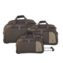 Ver imagem 2 de Kit Conjunto Mala Sacola Viagem Santino Dubai SLS3 G M P SLS3 Dubai Marrom