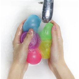 Fidget Toy Bolinha Globble Anti Stress de Apertar do Tiktok Luminosa Fluorecente Gruda Teto e Parede - 5