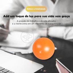 Fidget Toy Bolinha Globble Anti Stress de Apertar do Tiktok Luminosa Fluorecente Gruda Teto e Parede - 15