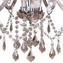 Ver imagem 4 de Lustre Candelabro France Nice Cristal Legítimo Champagne 5 Braços E14 Sofisticado