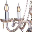 Ver imagem 6 de Lustre Candelabro France Nice Cristal Legítimo Champagne 5 Braços E14 Sofisticado