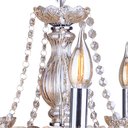 Ver imagem 5 de Lustre Candelabro France Nice Cristal Legítimo Champagne 5 Braços E14 Sofisticado
