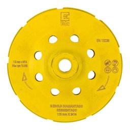 Rebolo Diamantado Segmentado 115mm X M14 - Eda - 4