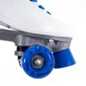 Patins Quad Retro Basic 4 Rodas Branco e Azul Bel - 35 - 10