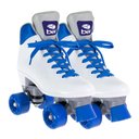 Ver imagem 1 de Patins Quad Retro Basic 4 Rodas Branco e Azul Bel - 35