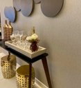 Ver imagem 5 de Bandeja Retangular Vidro Branco Decoração 50x25