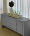 Ver imagem 1 de Bandeja Retangular Vidro Branco Decoração 50x25