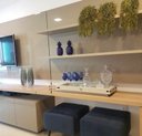 Ver imagem 2 de Bandeja Retangular Vidro Branco Decoração 50x25