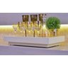 Bandeja Retangular Vidro Branco Decoração 50x25 - 3