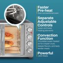 Ver imagem 5 de Elite Gourmet Eto4510b Forno Elétrico Porta Francesa 45l Inox/preto