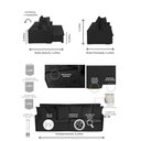 Ver imagem 3 de Sofá Modular Olinda 4 Lugares 2.30 MT com Molas Retrátil e Reclinável Veludo Nobre Sofatec