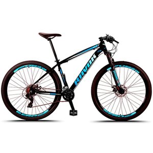 Bicicleta 24 Velocidades Aro 29 Alumínio Freio a Disco Cor:azul;tamanho:21"