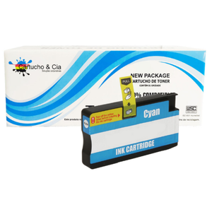 Cartucho de Tinta Compatível com Hp 954xl L0s62ab Ciano 26ml