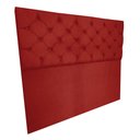 Ver imagem 5 de Cabeceira Capitonê Queen 1,60m Jade Suede - Pallazio - Vermelho