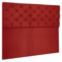Ver imagem 1 de Cabeceira Capitonê Queen 1,60m Jade Suede - Pallazio - Vermelho