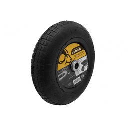 Roda Montada Rolamento P/carrinho Ped 3,25/3,50x8 - 1