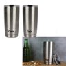 Kit 2 Copos Térmicos Parede Dupla Isolamento A Vácuo Em Aço - 2
