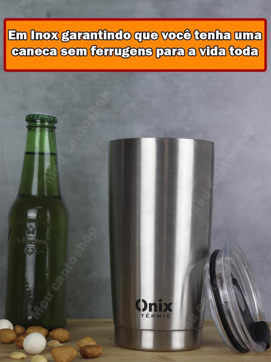 Kit 2 Copos Térmicos Parede Dupla Isolamento A Vácuo Em Aço - 4