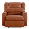 Poltrona do Papai Sala de Cinema Reclinável Manchester Elétrica Pu Caramelo Brilho - 1