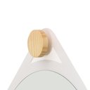 Ver imagem 4 de Espelho Decorativo Adnet Flat Branco Off White 30 Cm Redondo