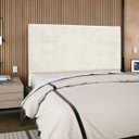 Ver imagem 1 de Cabeceira Cama Box Reta King 195cm Luna Boucle C/frame Cru