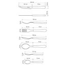 Ver imagem 3 de Faqueiro 20 Peças Tramontina Leme Lavanda 4 Pessoas Aço Inox com Pote