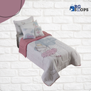 Ver mais imagens de Kit Edredom Juvenil Bailarina Hipercal 400 Fios 5 Pçs Macio Dupla Face Estampado