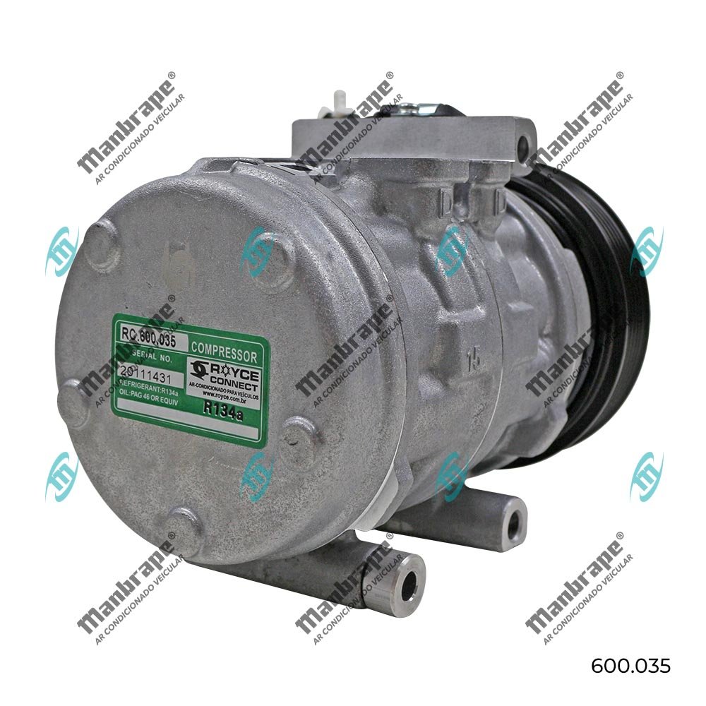 Compressor Ford F250 F350 Motor Mwm 10p15 R134a Polia 6pk - 4