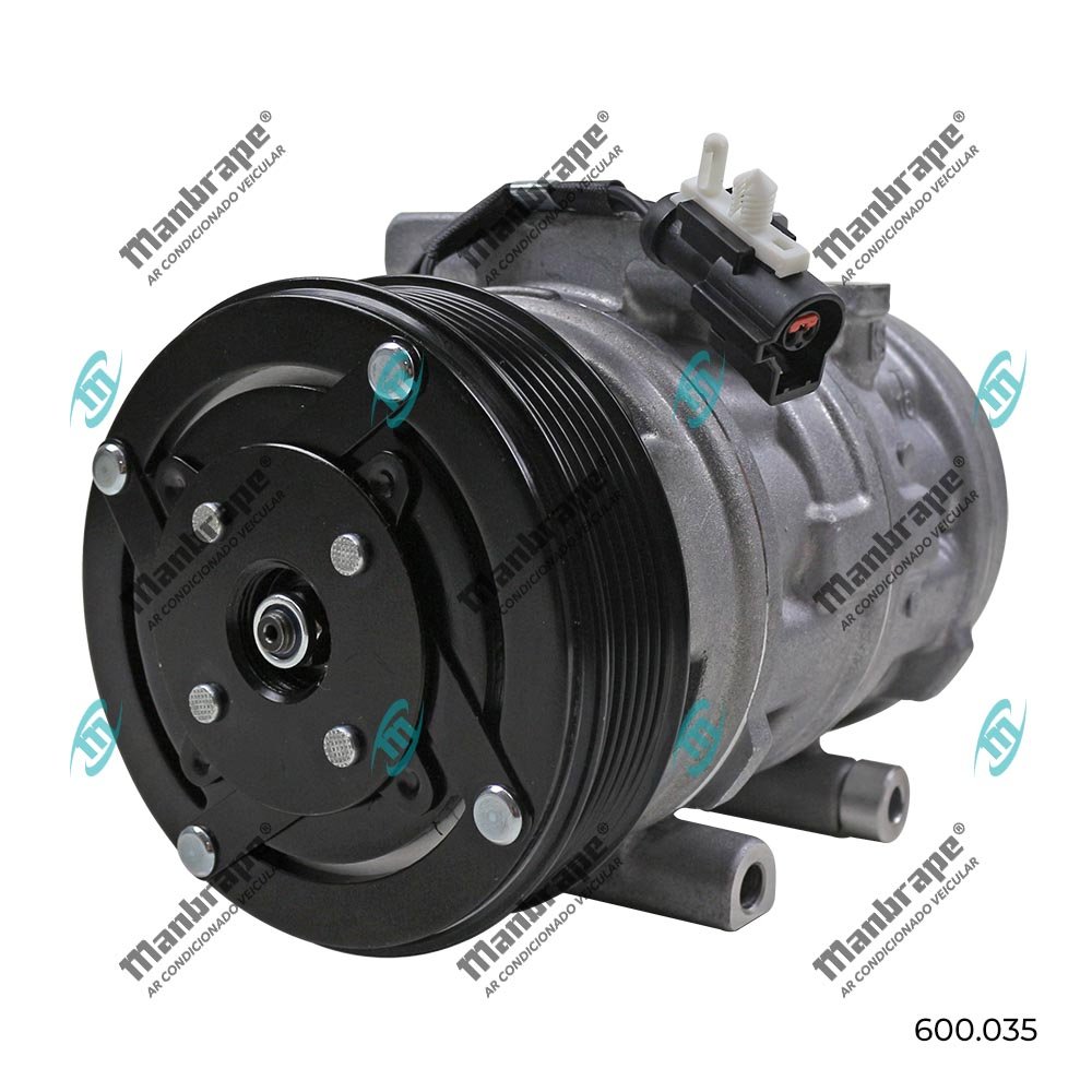 Compressor Ford F250 F350 Motor Mwm 10p15 R134a Polia 6pk - 2