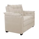 Ver imagem 3 de Sofá 2 Lugares Pequeno Confortável 1,40 Mts Alice Amo Móveis:bege