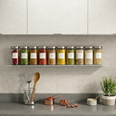 Ver imagem 2 de Prateleira Parede Multiuso 60cm Aço Alta Resistência Organização Casa Cozinha Porta Temperos Branco