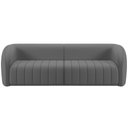 Ver mais imagens de Kit Sofá 4 Lugares para Sala 252cm com 01 Poltrona Lazio M03 Veludo Cinza