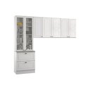 Ver imagem 1 de Cozinha Modulada Henn Americana 3 Peças (2 Armários + 1 Paneleiro) CPT06 Branco