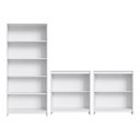 Ver imagem 3 de Conjunto Área de Serviço 3 Peças 6 Portas 6 Prateleiras 250cm Branco - Decibal Móveis