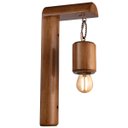 Ver imagem 4 de Kit 5 Pendentes Arandela Luminária Madeira Varanda Pergolado