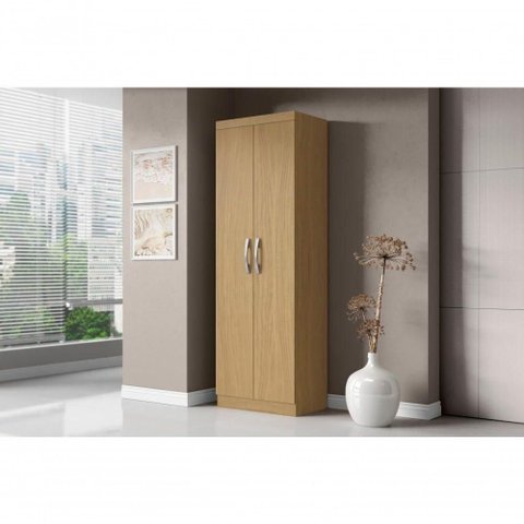 Armário Multiuso Sapateira New Atacama 2 Portas 3 Prateleiras 52cm MDP Aramóveis
