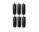 Ver imagem 1 de Kit de 6 Pés para Cama Box ou Baú Queen King 12 Cm de Altura Tdc Madeira Maciça Cor:preto