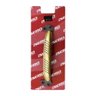 Puxador para Porta com Base Fixa 15cm Zamac Latonado Cartela Isero - 2