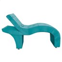 Ver imagem 4 de Maca Estofada Reclinável Sobrancelha Cílios Veludo Jade Cor:azul Turquesa