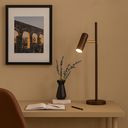 Ver imagem 1 de Luminária de Mesa Abajur Sofhie Marrom Cortem