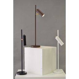 Luminária de Mesa Abajur Sofhie Marrom Cortem - 3